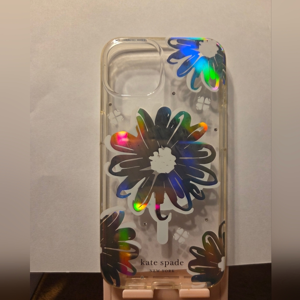 Kate Spade Holographic Floral IPhone 13 (2021)Case - MagSafe